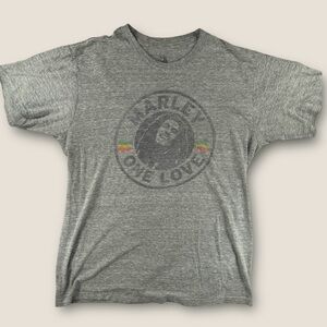Zion Rootswear Gray Marley One Love Tee